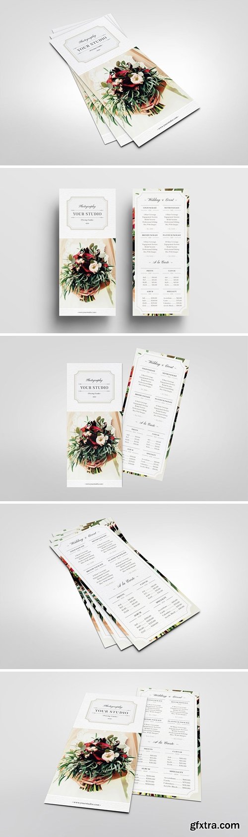 Photography Pricing Guide - Rack Card Template