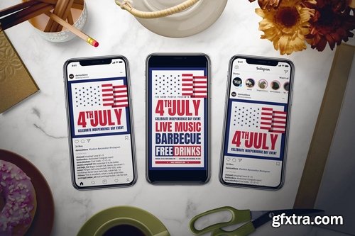 Fourth of July Flyer Set