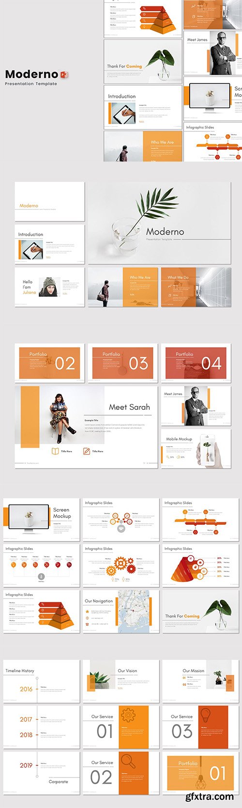 Moderno - Powerpoint, Keynote and Google Slides Templates