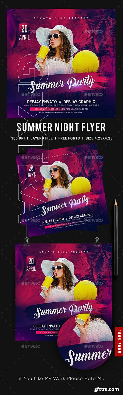 GraphicRiver - Summer Flyer 23973374
