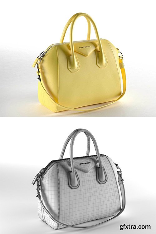 Cgtrader - Medium Antigona Satchel Bag 3D model Cgtrader - Medium Antigona Satchel Bag 3D model