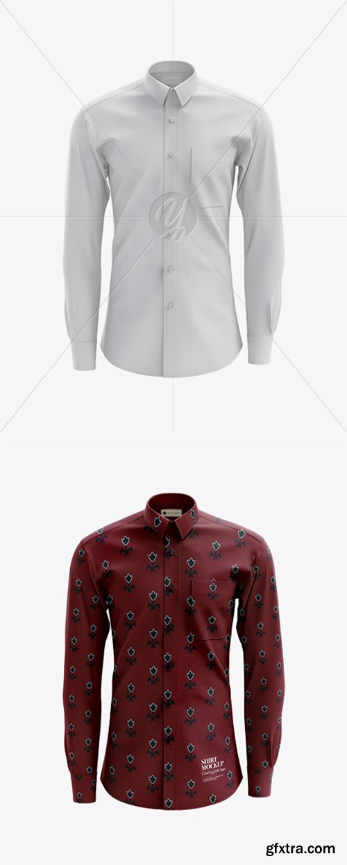 Men’s Shirt mockup (Front View) 23570
