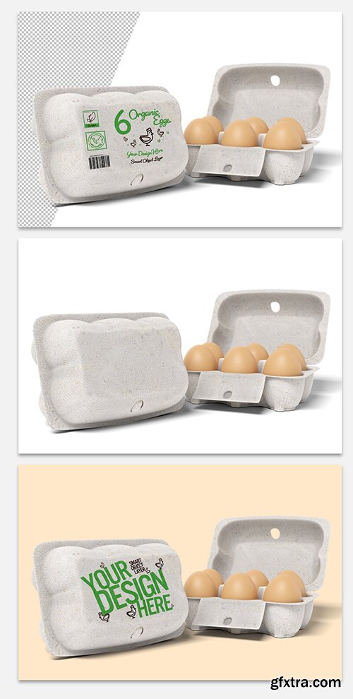 Egg Carton Packaging Design Mockup 274088271 Egg Carton Packaging Design Mockup 274088271