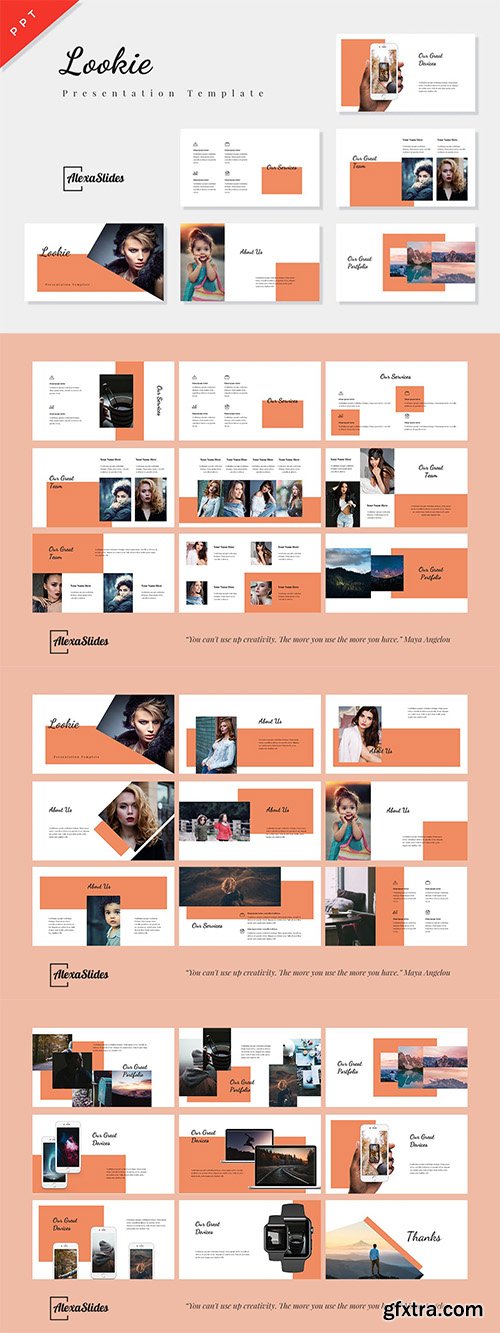 Lookie - Fashion Powerpoint, Keynote and Google Slides Templates Lookie - Fashion Powerpoint, Keynote and Google Slides Templates