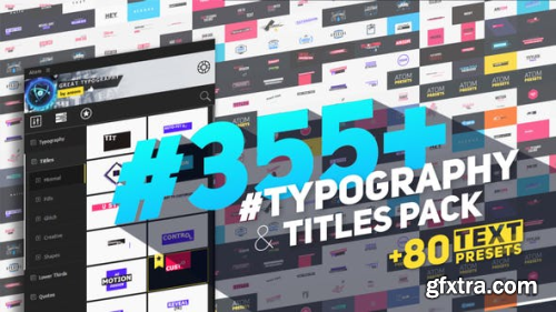 Videohive Big Pack of Typography | Atom 23584216