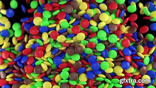 Colorful Candies In Motion 231899