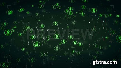 Digital Dollar Signs Rising 217500