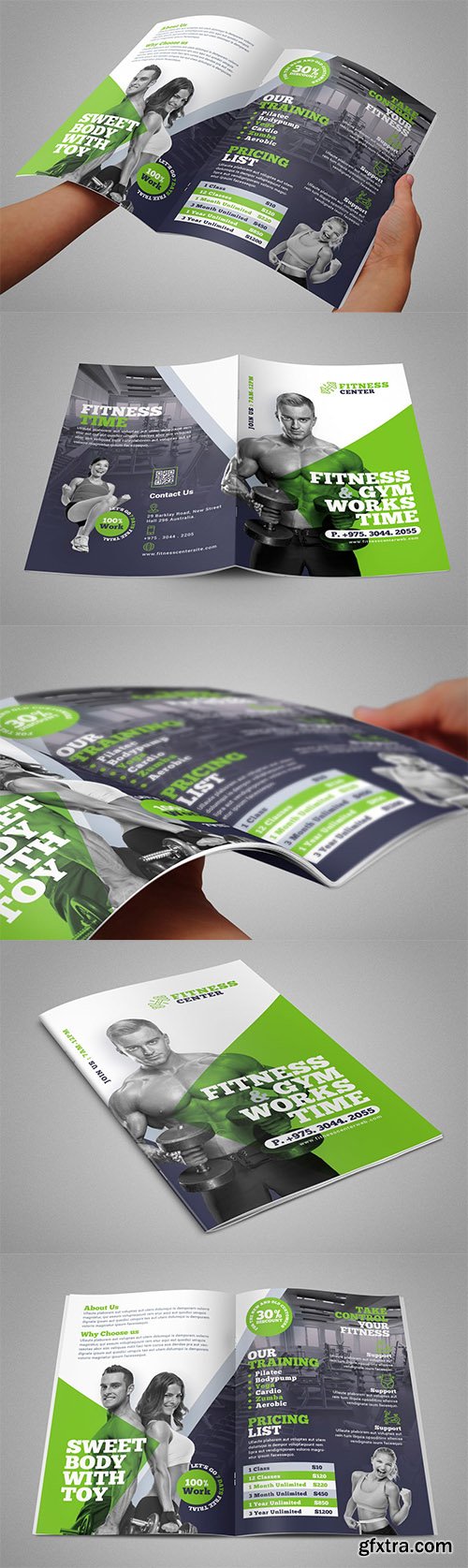 Fitness Bifold Brochure Fitness Bifold Brochure