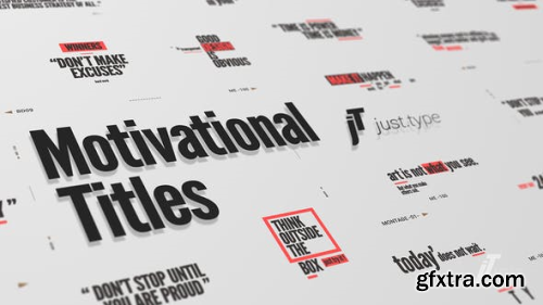 VideoHive Just Type | Motivational Titles 24012001