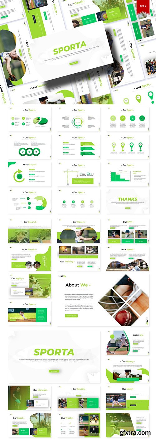 Sporta | Powerpoint, Keynote and Google Slides Templates
