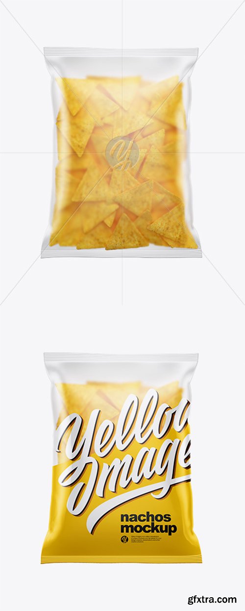 Matte Bag With Nachos Mockup 38520 Matte Bag With Nachos Mockup 38520