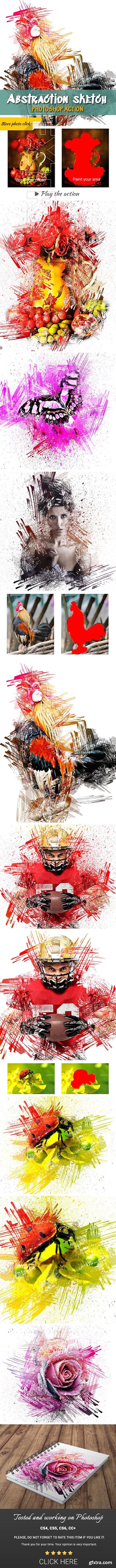 GraphicRiver - Abstraction Sketch Photoshop Action 23925030