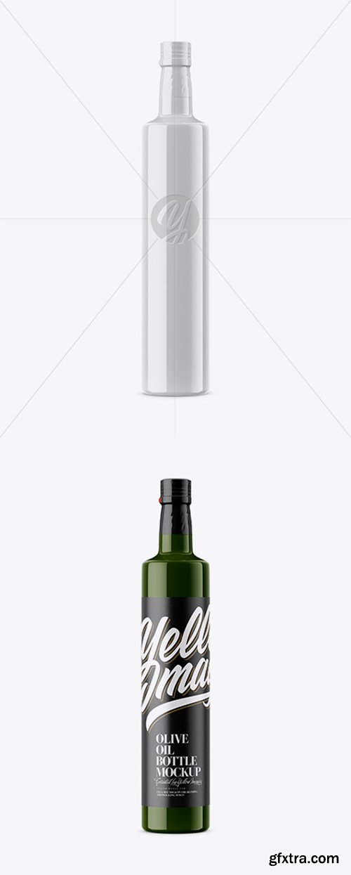 Glossy Olive Oil Bottle Mockup 36795 Glossy Olive Oil Bottle Mockup 36795
