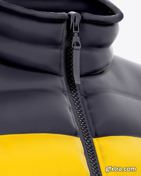 Women\'s Down Jacket Mockup - Half Side View 45429