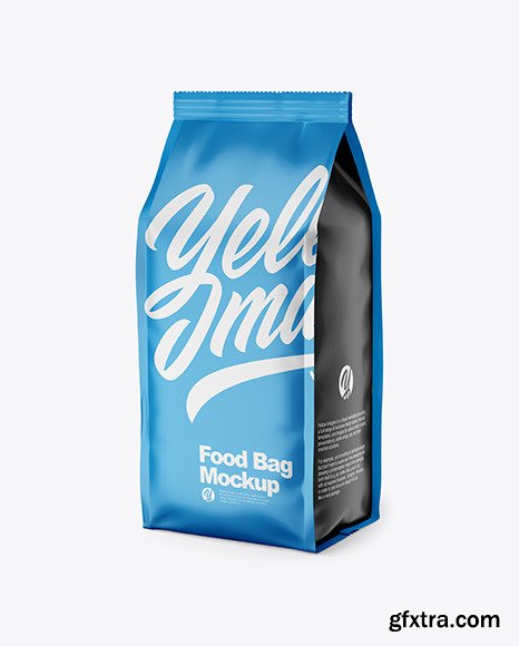 Matte Food Bag Mockup 45625