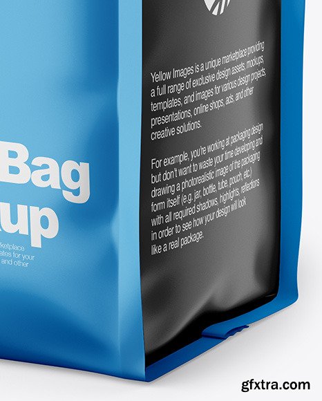 Matte Food Bag Mockup 45625