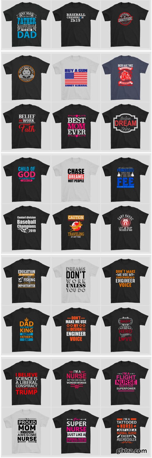 175 Editable T-shirt Designs 1543771