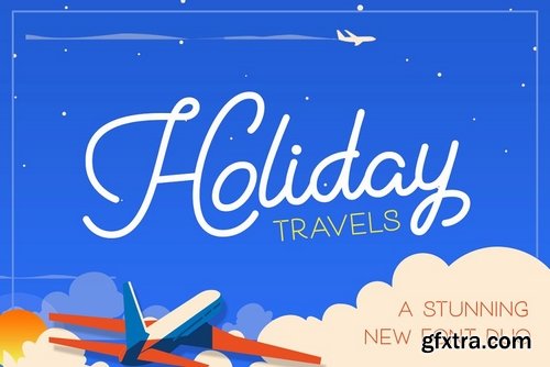 CM - Holiday Travel Font Duo 3896507
