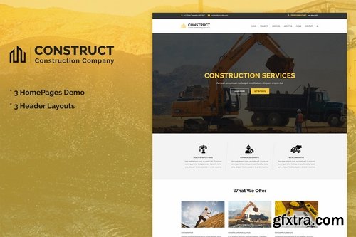 Construct - Construction & Building Business