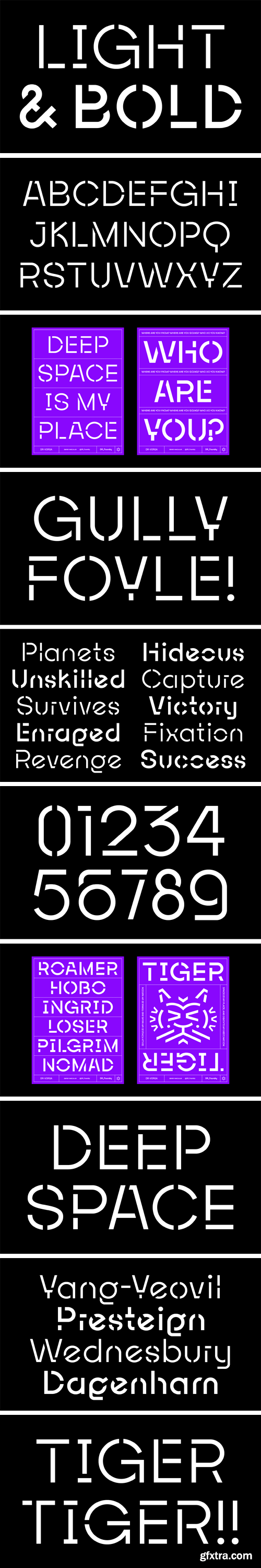 DR-Vorga Font Family