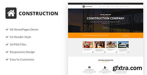 Themeforest - Construction - Construction & Building Business PSD Template 20178830 Themeforest - Construction - Construction & Building Business PSD Template 20178830