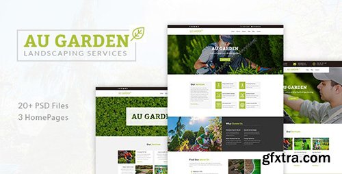 Themeforest - Au Garden - Landscaping & Gardening PSD Template 21534794 Themeforest - Au Garden - Landscaping & Gardening PSD Template 21534794