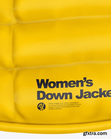 Women\'s Down Jacket Mockup - Half Side View 45505