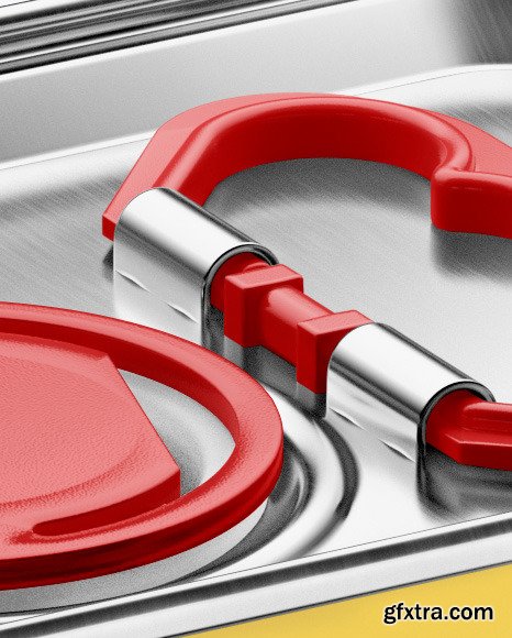 Oil Tin Can Mockup 45642