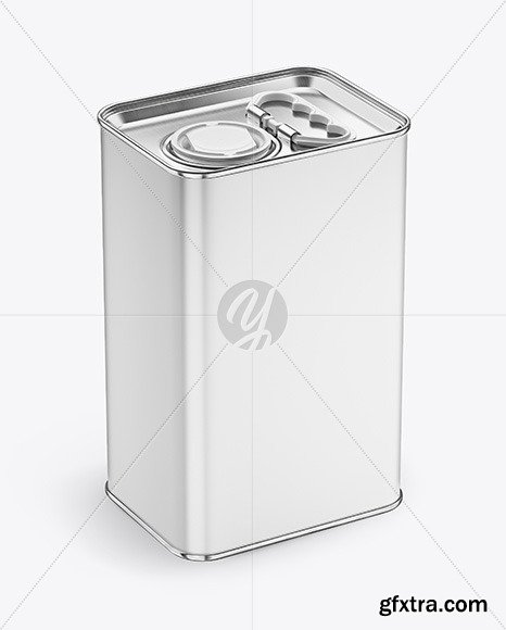 Oil Tin Can Mockup 45642