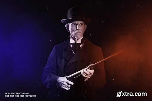 CreativeMarket - Double Light Photoshop Action 3183093