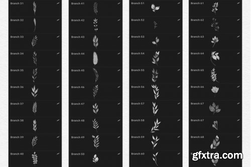 CreativeMarket - 244 Watercolor Brushes For Procreate 3851051