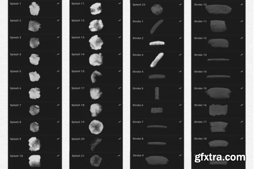 CreativeMarket - 244 Watercolor Brushes For Procreate 3851051