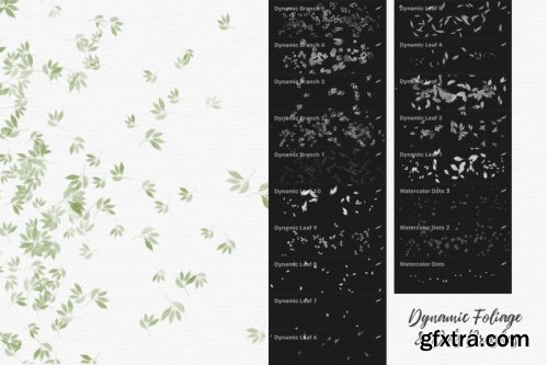 CreativeMarket - 244 Watercolor Brushes For Procreate 3851051