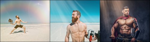 CreativeMarket - 200 Natural Sun Light Photo Overlays 3617079