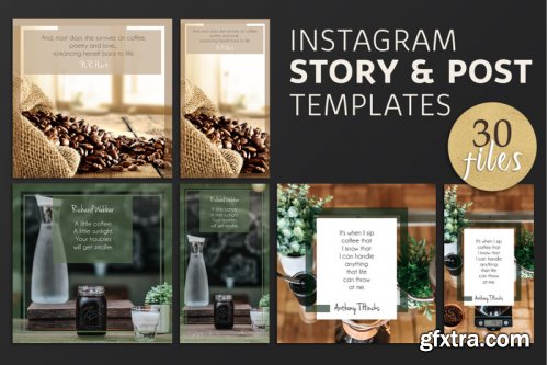 Instagram Post & Story Templates