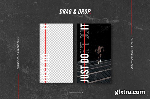 Workout Social media Template, instagram template sport, fitness