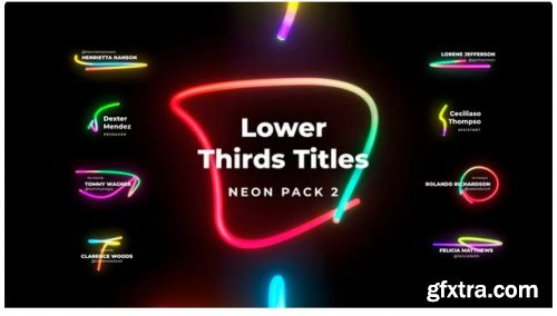 Lower Thirds Neon Titles 2 251407