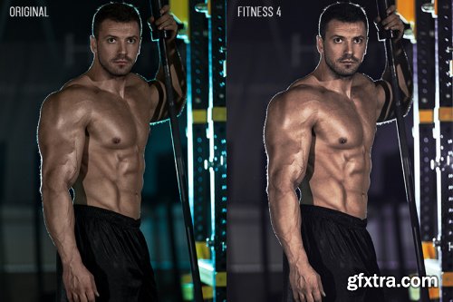 5 Fitness Photoshop Actions