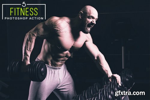 5 Fitness Photoshop Actions