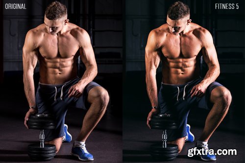 5 Fitness Photoshop Actions