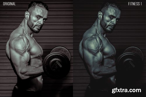 5 Fitness Photoshop Actions