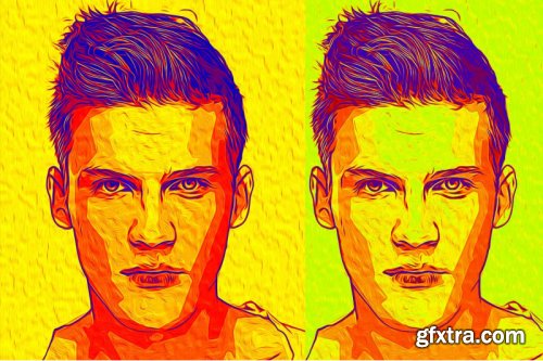 Colorfull Vector Photoshop Action