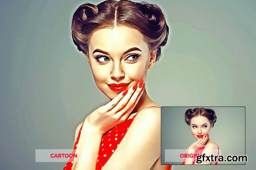 Cartoon Painting Photoshop Action V2