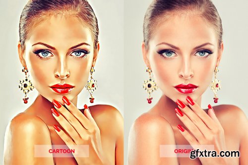 Cartoon Painting Photoshop Action V2