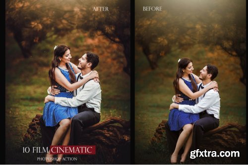 10 Film Cinematic Photoshop Action