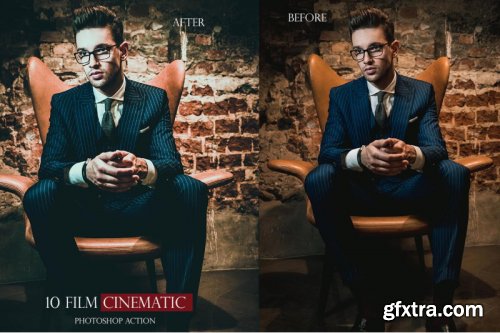 10 Film Cinematic Photoshop Action