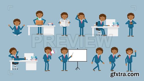 African-American Corporate Man Pack #2 208396 African-American Corporate Man Pack #2 208396