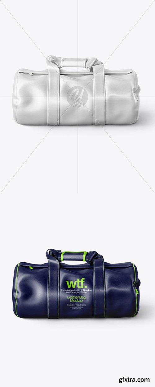 Leather Duffel Bag Mockup 35497