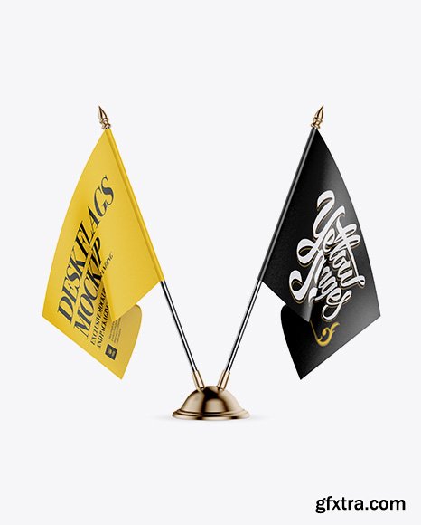 Desk Flags Mockup 14922