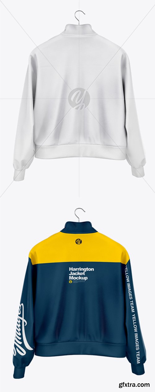 Men's Harrington Jacket - Back View 43450 Men's Harrington Jacket - Back View 43450